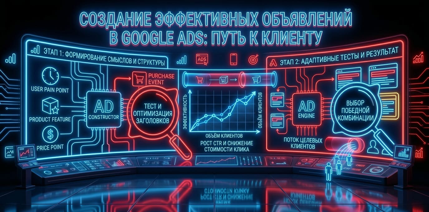 как создать объявление в google ads