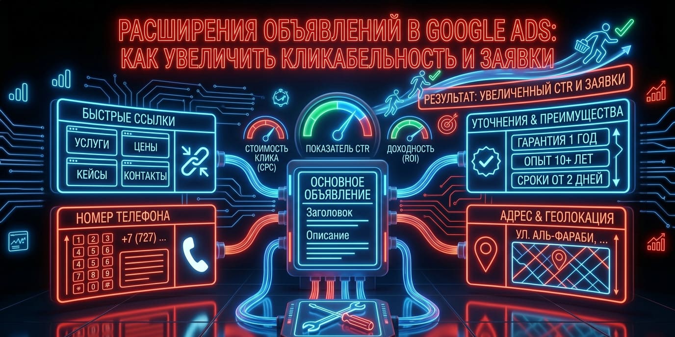 расширенные текстовые объявления adwords
